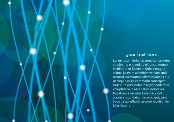 Blue Glowing Lines Vector Background