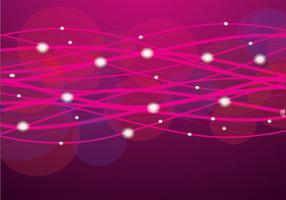 Pink Glowing Lines Vector Background