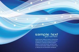 Blue Modern Abstract Background Vector