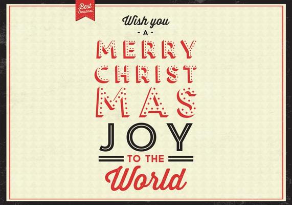 Christmas Joy Vector Background