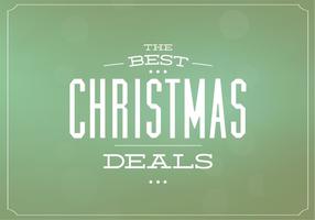Christmas Deals Vector Background