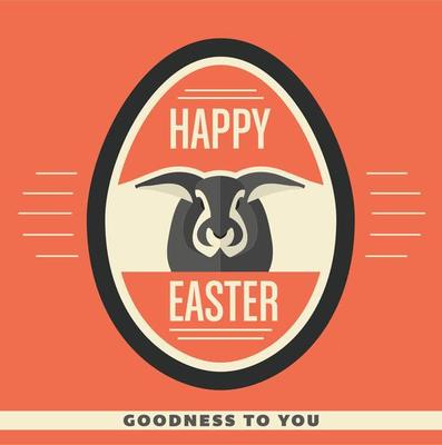Happy Easter Egg Vector Background