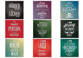 Motivational Quote Vector Background Pack