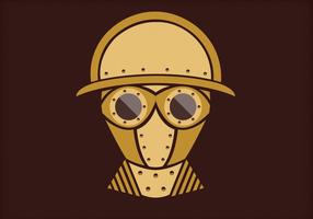 Steampunk Vector Portrait Three