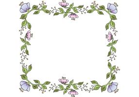 Free Vector Floral Frame 