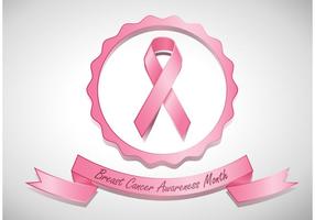 Breast Cancer Awareness Ribbon Vector 