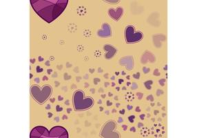 Heart Background Vector 