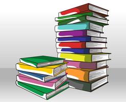 Stack of Books Vector 