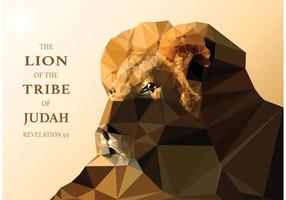 Free Vector Polygonal Lion Of Judah Wallpaper