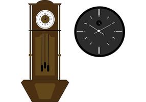 Grandfather Clock Vector 