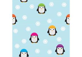 Cute Penguin Vector Pattern