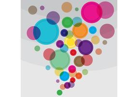 Bright Circles Vector Background