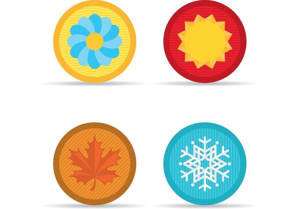 Seasons illustration 86359 Vector Art at Vecteezy