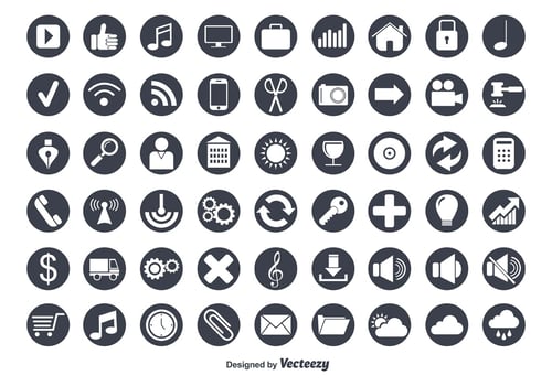 Flat Vector Icon Set