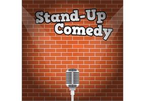 Stand Up Vector Background 