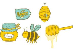 Free honey drip vector 