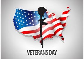 Veteran's Day Vector Background 