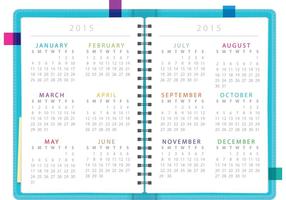 Daily Planner Notebook Vector 