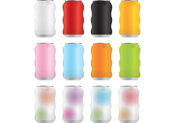Soda Cans Vector Pack 3