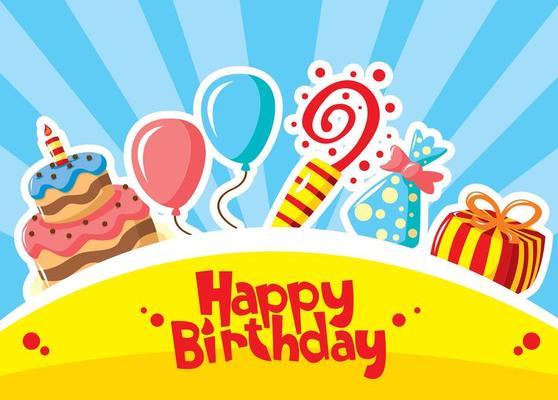 Happy Birthday Vectors 