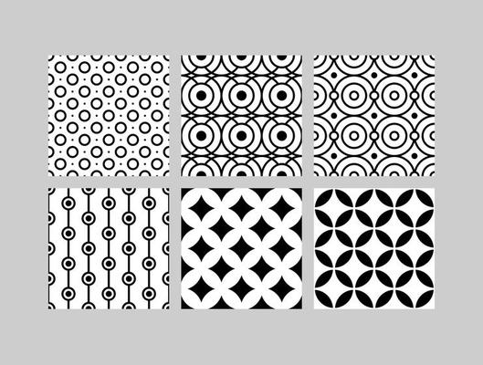 Simple BW Patterns 4