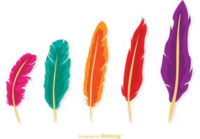 Isolated Feather Vector Pack