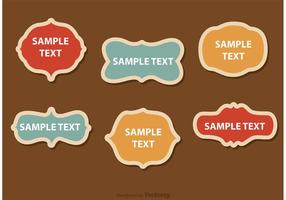 Design Retro Frames Vectors Pack