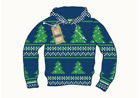 Ugly Christmas Sweater Vector