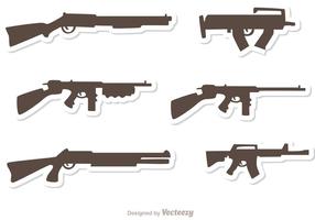 Gun Set Vectors Pack 1