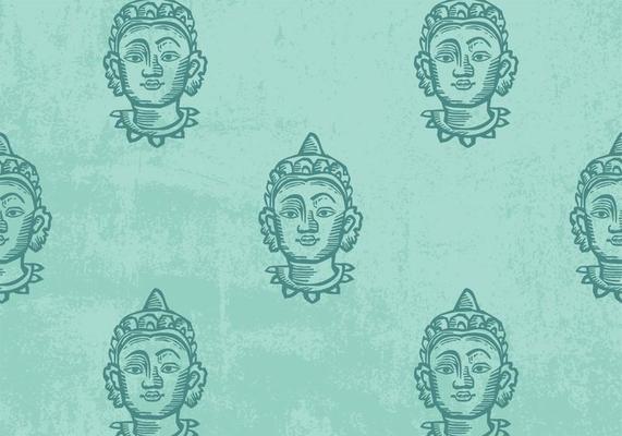 Buddha Pattern Vector 