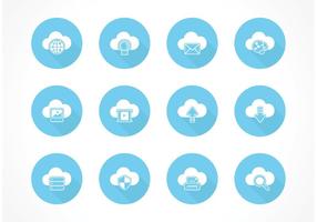 Free Cloud Computing Vector Icons