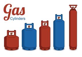 Free Vector Gas Cylinders