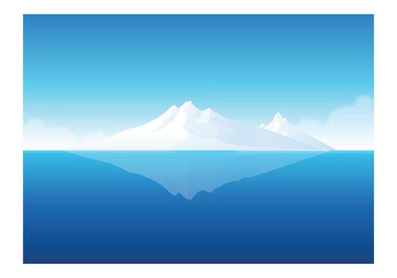 Free Vector Iceberg Underwater