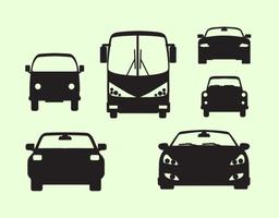 Car Front's View vector