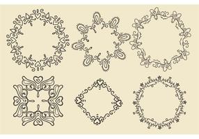 Hand Drawn Frames vector