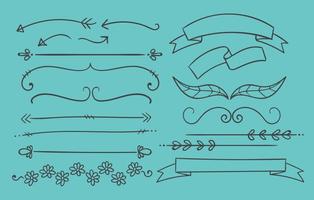 Hand Drawn Banners vector