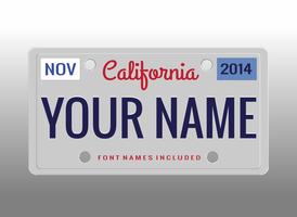 Editable License Plate Free Vector Art 8 083 Free Downloads