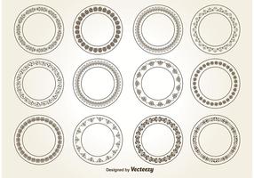 Decorative Circle Ornaments vector