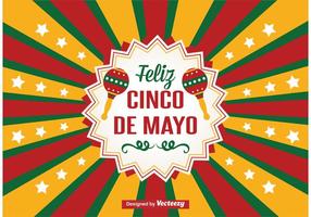 Tarjeta de Cinco de Mayo vector