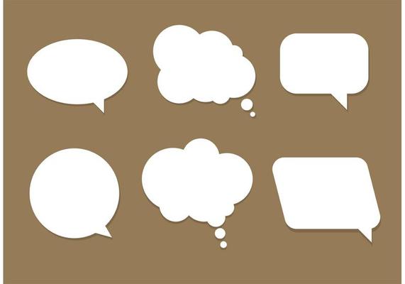 Free Vector Speech Bubbles