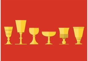 Medieval Goblet Vector Set