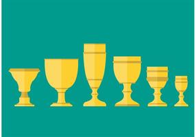 Medieval Goblet Vector Set