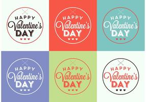 Valentines day cards vector