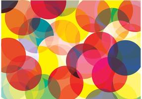 Bright Circle Bokeh Background  vector