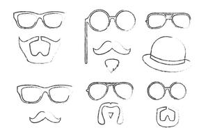 Sketchy Hipster Vector Pack