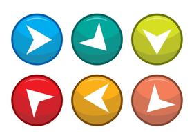 Next Steps Arrow Button Vectors