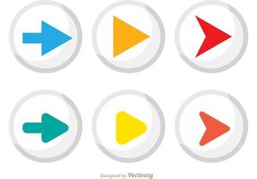 Paquete de vectores de medios circulares