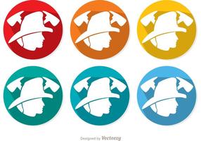 Firefighter Icons Vector Pack
