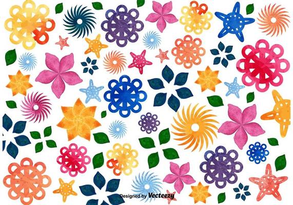 Floral Mosaic Background