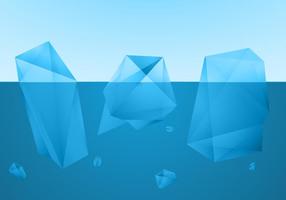 Floating Icebergs Vectors